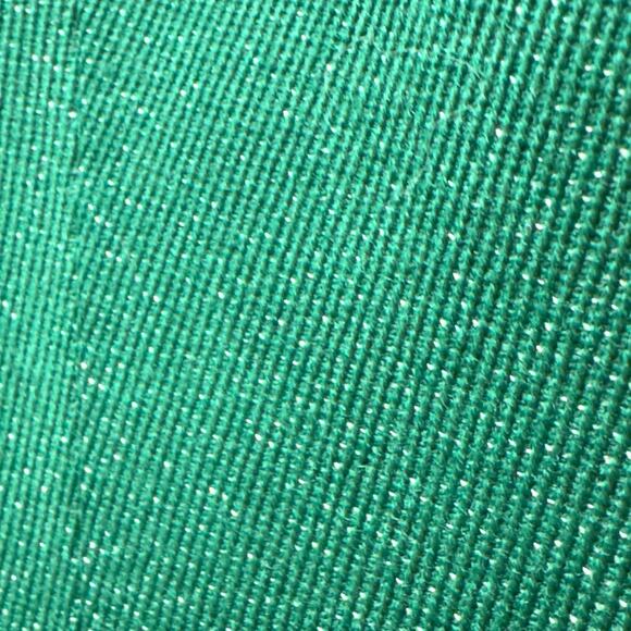 Vintage Green Lurex Lamé 36s 1960s Mens Tuxedo Dinner Jacket Uniforms by Ostwald - Picture 4 of 16